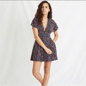 Marine Layer floral dress size large
